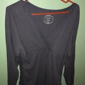 XL maternity long sleeve grey shirt